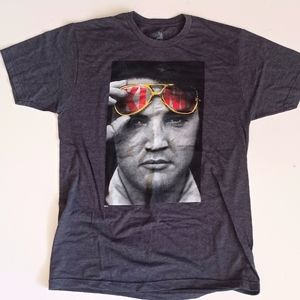 Elvis with sunglasses t-shirt
